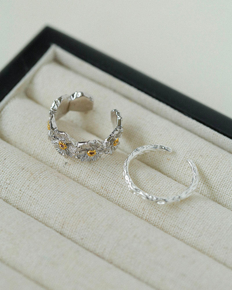 Blooming Dasiy Ring Set