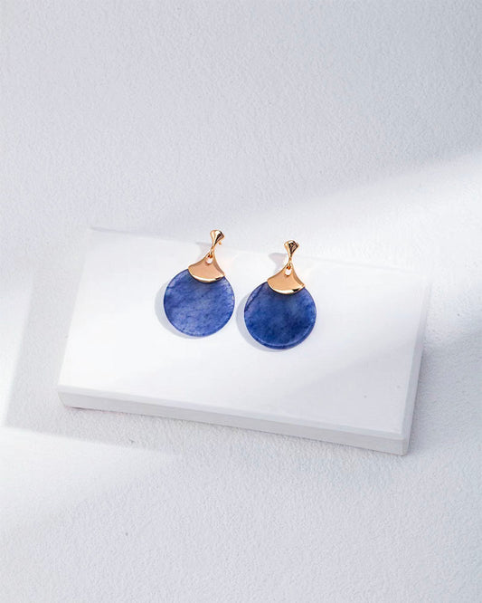 Blue Aventurine Drop Earring