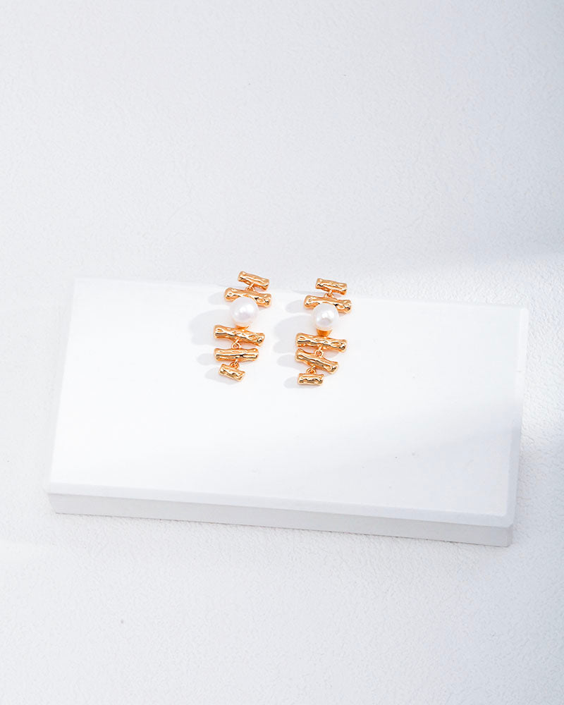 Branch Pearl Earrings