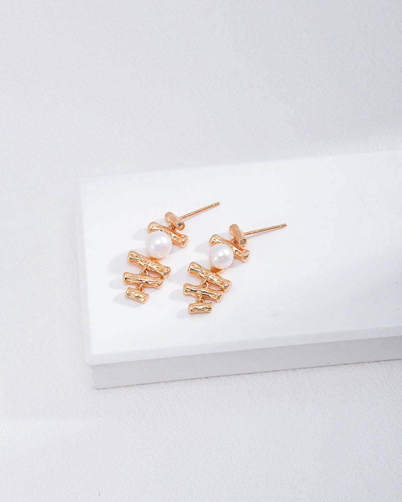 Branch Pearl Earrings