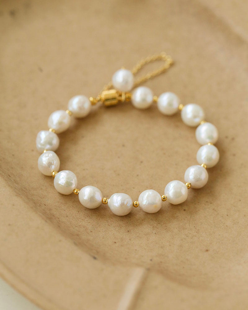 Candy Baroque Pearls Bracelet