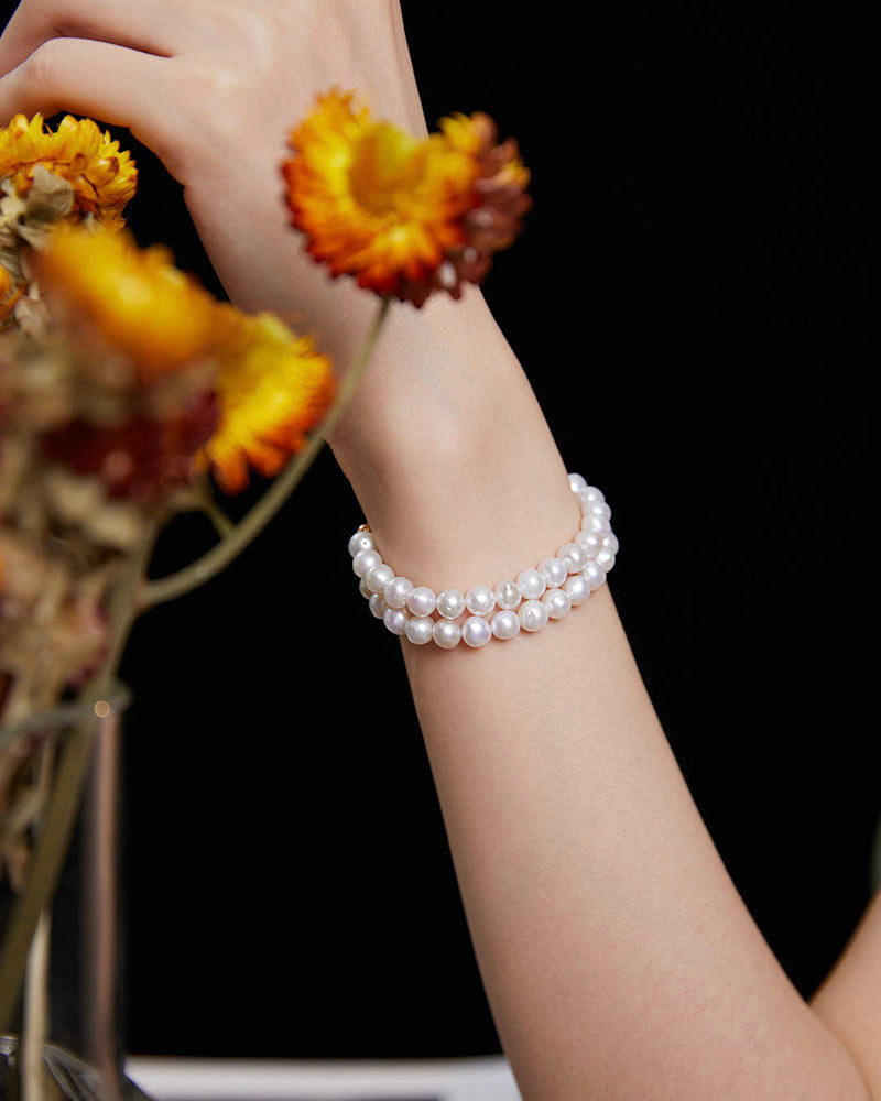 Double Layer Pearl Bracelet