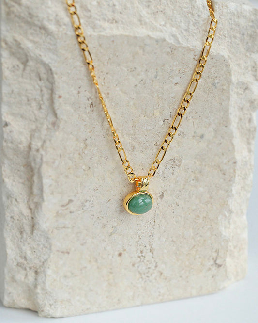 Green Aventurine Pandent Necklace