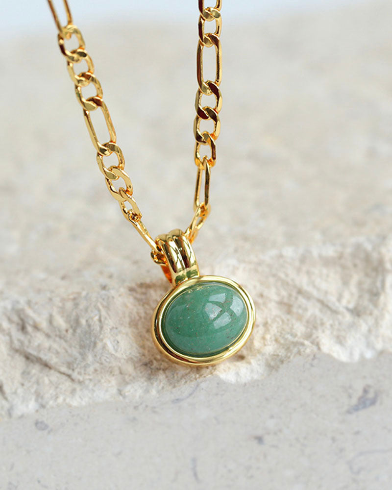 Green Aventurine Pandent Necklace