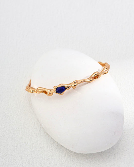 Lapis Serenity Cuff Bracelet