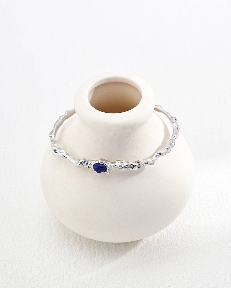 Lapis Serenity Cuff Bracelet