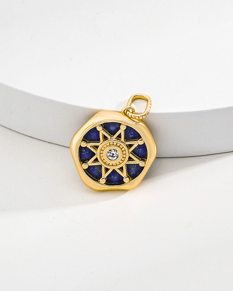 Lapis Star Pendant Necklace