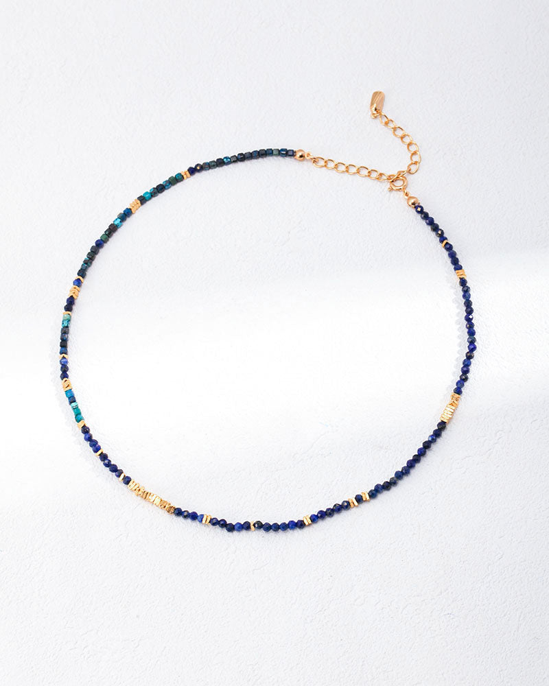 Mini Beaded Gemstone Choker