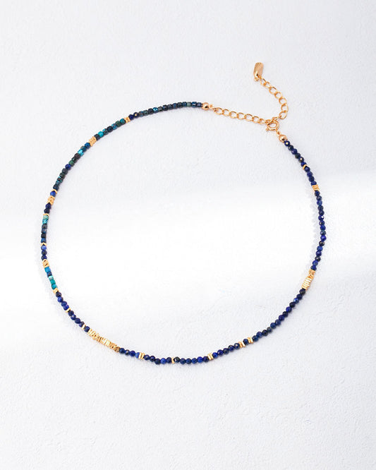 Mini Beaded Gemstone Choker