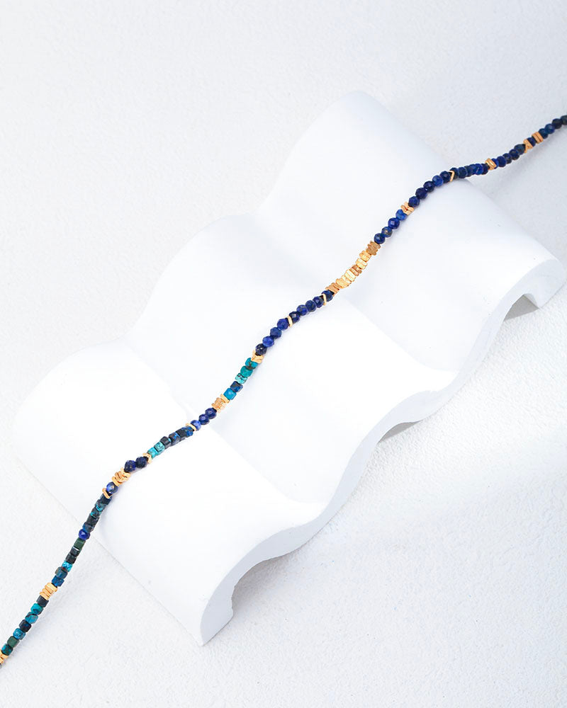 Mini Beaded Gemstone Choker