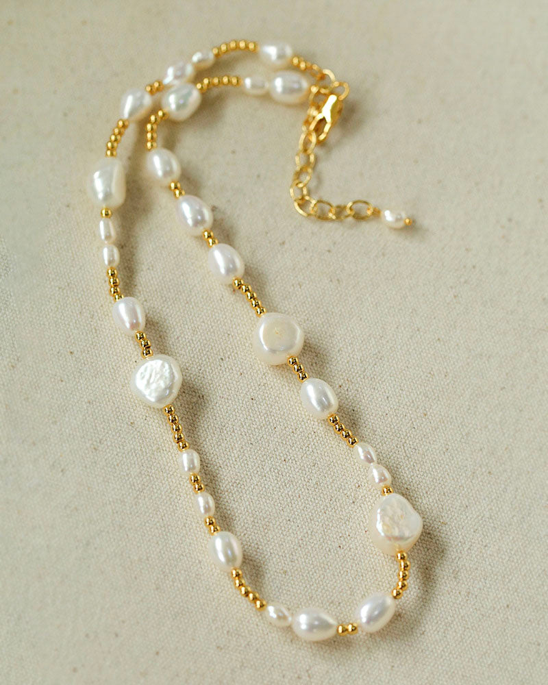 Rainbow Pearl Bliss Necklace