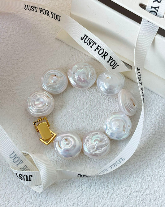 Roman Holiday Baroque Pearl Bracelet