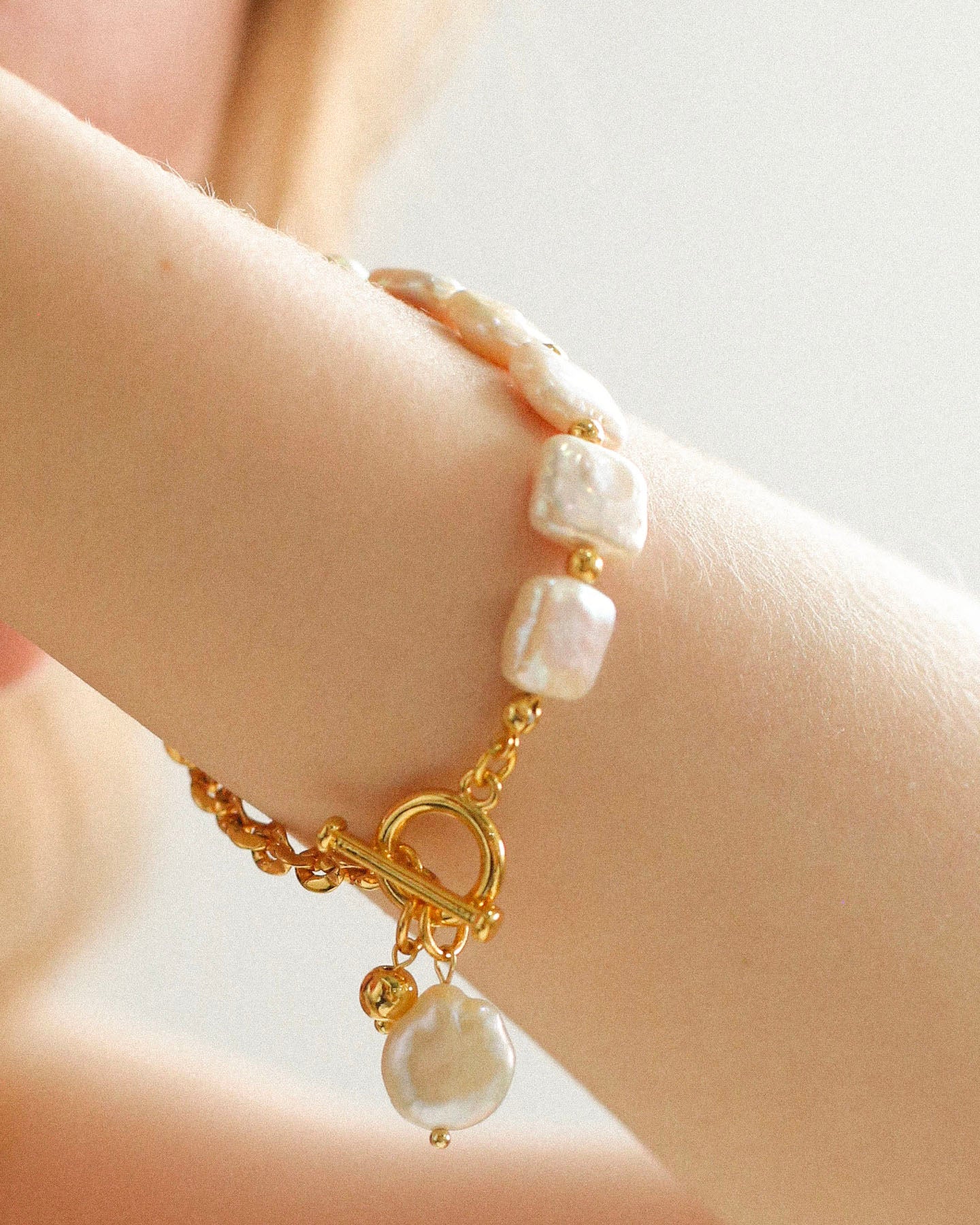 Square Pearl Bracelet