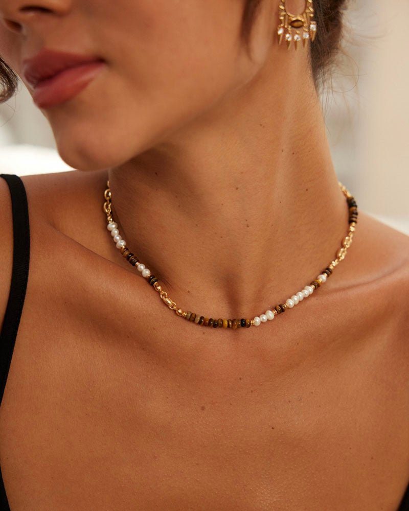 Tiger Pearl Harmony Necklace