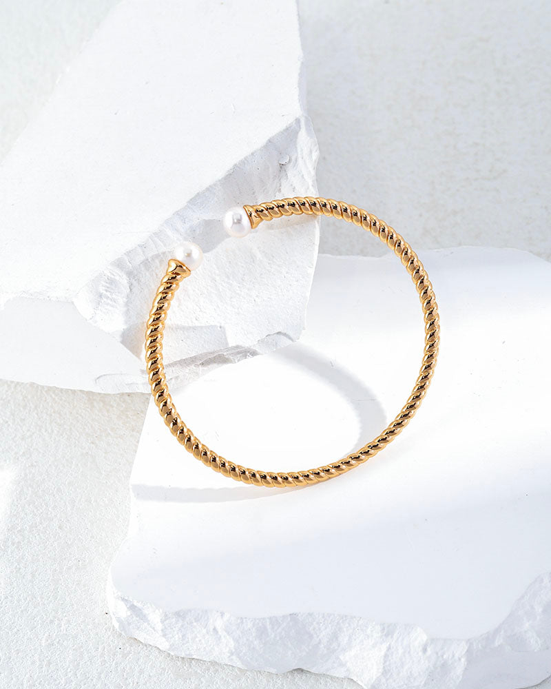 Twist Bangle Bracelet