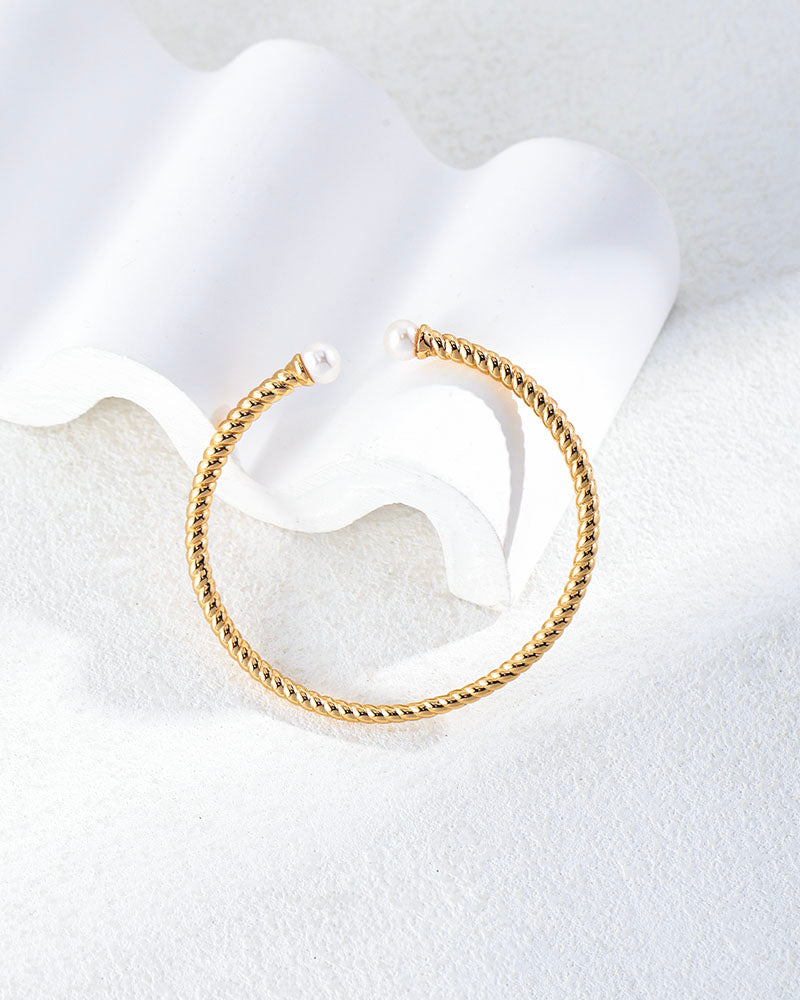 Twist Bangle Bracelet