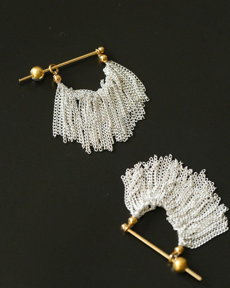 Weave Tassels Drop Earrings