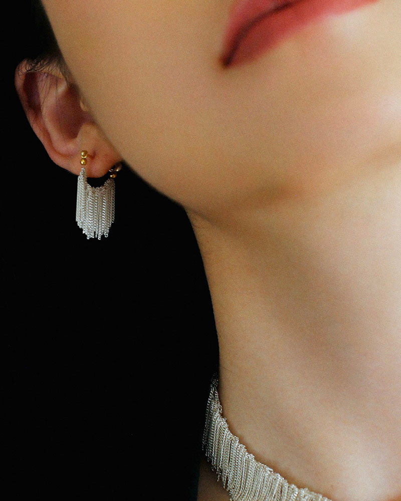 Weave Tassels Drop Earrings